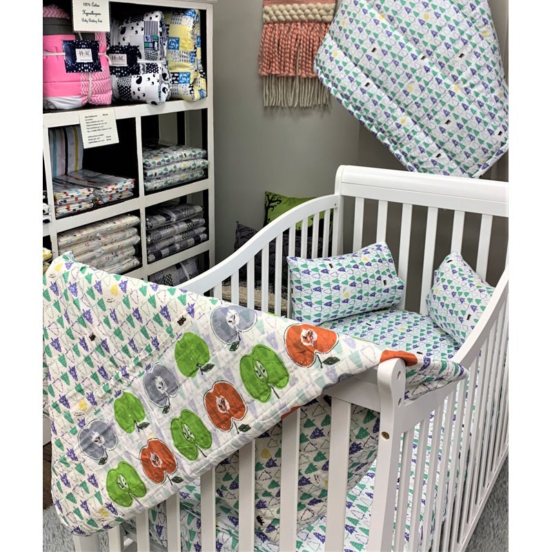 Ensemble de literie pour lit de bébé 5 pièces Ingolf