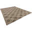 Olympic Geometric Area Rug in Taupe/Cream