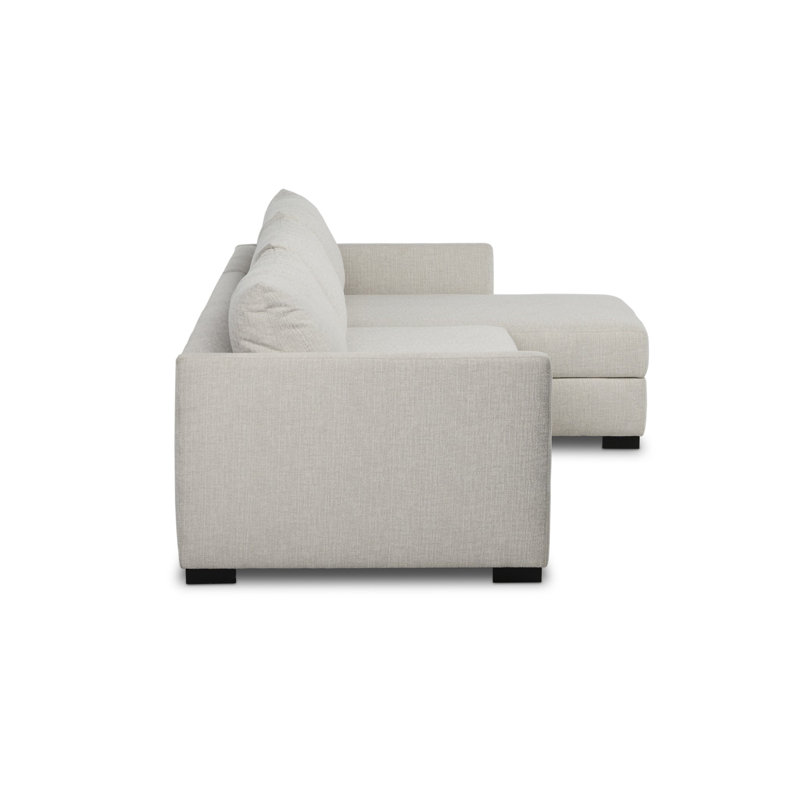 Wickham Chaise Sectional, 35" H x 126.5" W x 61" D, Left Arm Facing