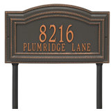 Signature Series 2-Line Lawn Address Sign
