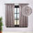  Modern Bohemian Leaves Pattern 100% Polyester Machine Washable Room Darkening Blackout Curtains-104901348-104901350