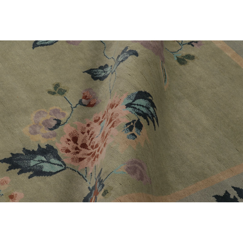 Art Deco Handmade Wool Area Rug
