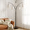 Grande lampe sur pied arquée 5 lumières 83 "avec ampoules 83"