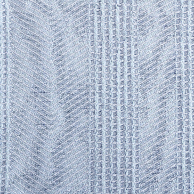 Chevron Grey Twin Cotton Machine Washable Blanket