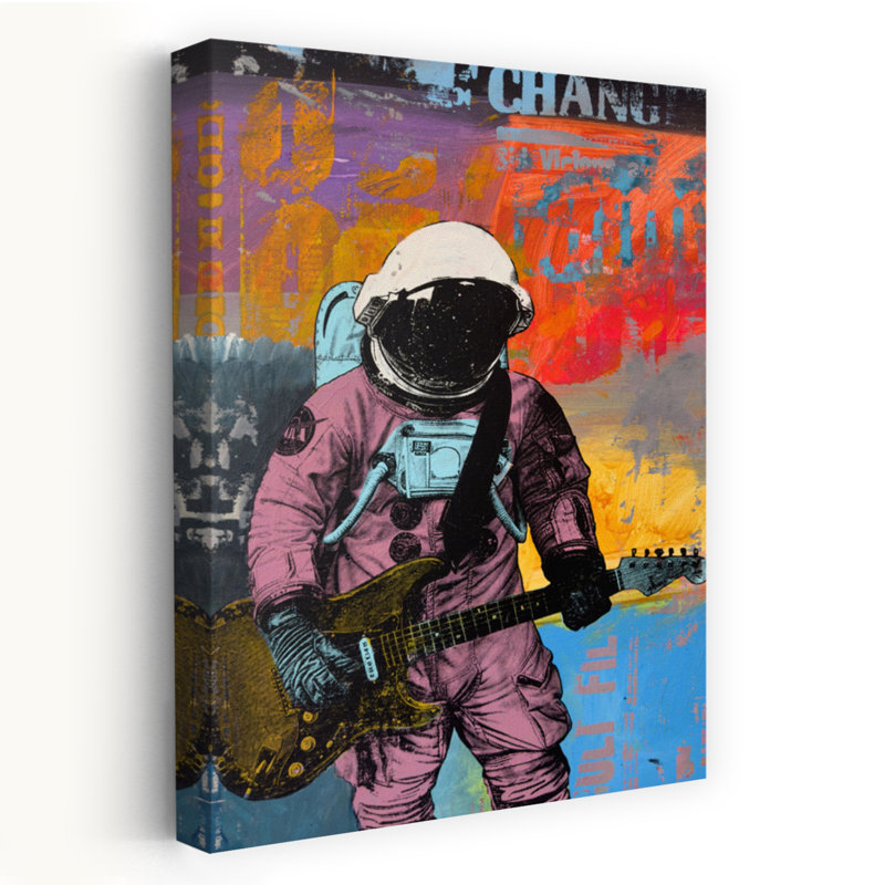 Augmented Reality 6 Contemporary Wall Art Print 1 Piece Wrapped Canvas Wall Art, 45.72cm H x 30.48cm W