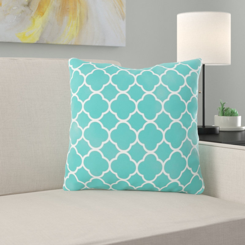 Coussin quadrilobe, Turquoise, Intérieur