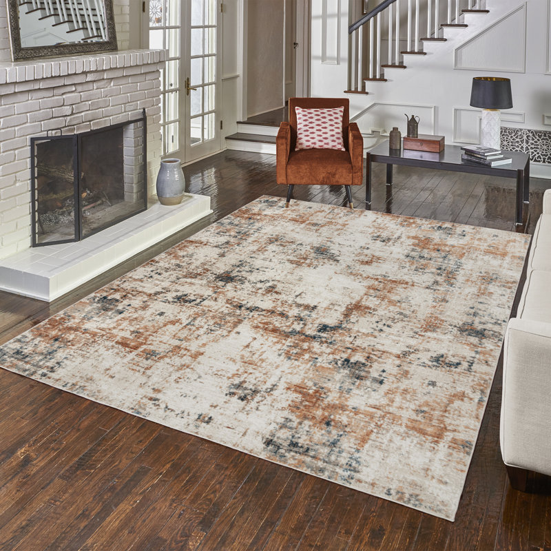 Tapis intérieur moderne abstrait Quattro Doni, Rectangle 5 pi 3 po x 7 pi