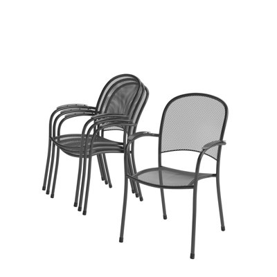Waynesboro Premium All-Weather Wicker Outdoor Dining Armchair