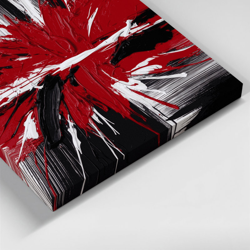 «Neo Expressionism 31», art mural sur toile brune, H 11 po x l 14 po