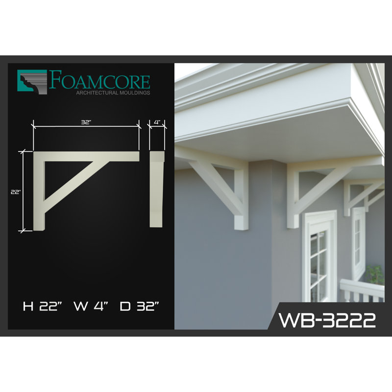 Support 22 po x 32 po