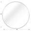 Miroir de salle de bain argenté 39 po - Verre HD 4 mm, cadre de chambre rouille-1837683639-1837683632