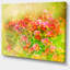 «Colorful Spring Garden with Flowers», reproduction de photo sur toile tendue-25565867