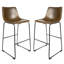 Williams Upholstered Counter Stool with Metal Frame-30896586