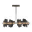 Ardesia 1 - Light Kitchen Island Linear LED Pendant with Slate Accents-1355884444