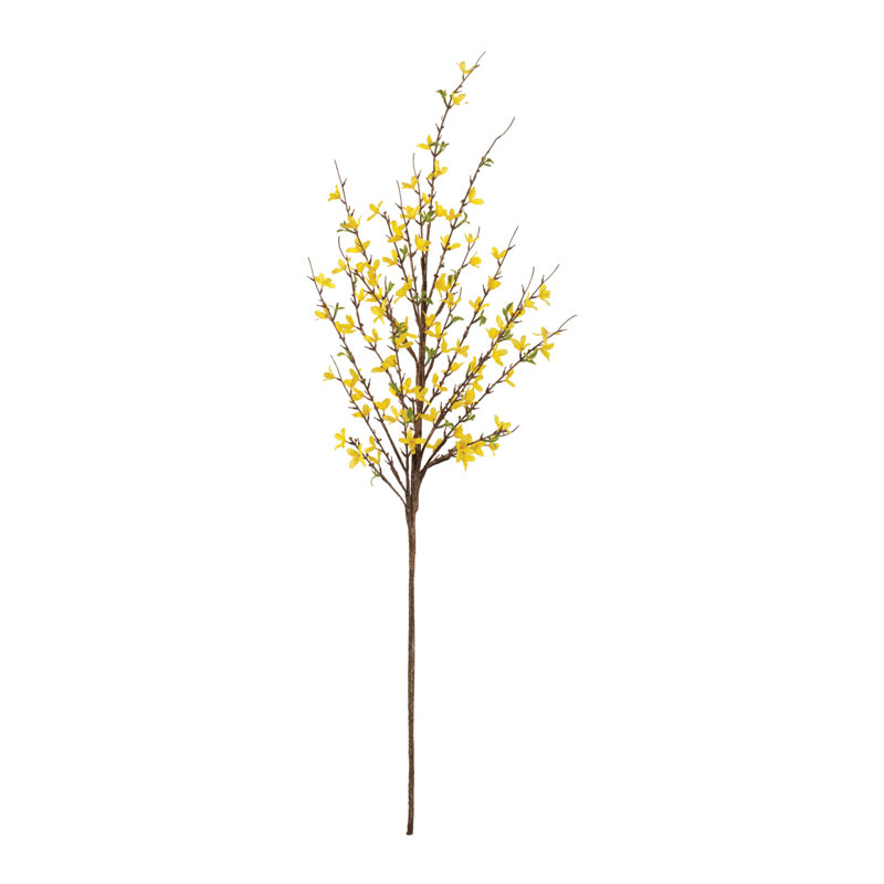 Branche florale Forsythia (ensemble de 4)