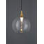 Iissa, luminaire suspendu, 6 po, or, verre transparent-1401653551