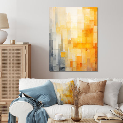 Yellow Solar Panels Sunlight Collage III - Abstract Collages Metal Wall Art