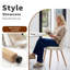 Chaises de restaurant avec dossiers doux et confortables conçus de manière ergonomique, convenant au restaurant, au balcon, à la chambre à coucher, ensemble de 2 pièces en velours de peluche