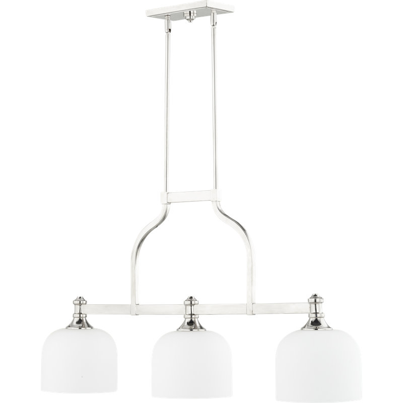 Falbo 3 - Light Kitchen Island Pendant, Polished Nickel