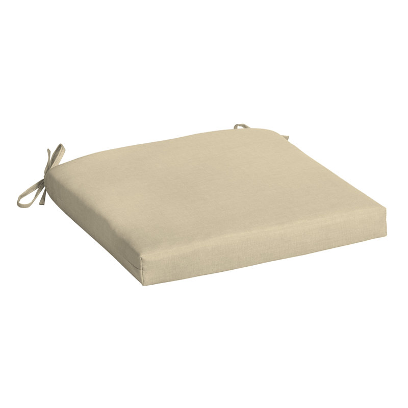 ARDEN Outdoor Seat Cushion, Taupe, 2.5" H x 19" W x 18" D