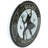 Ceramic / Porcelain Agate Ceramic Jute Leather Crystal Circle Round 4 Piece Coaster Set