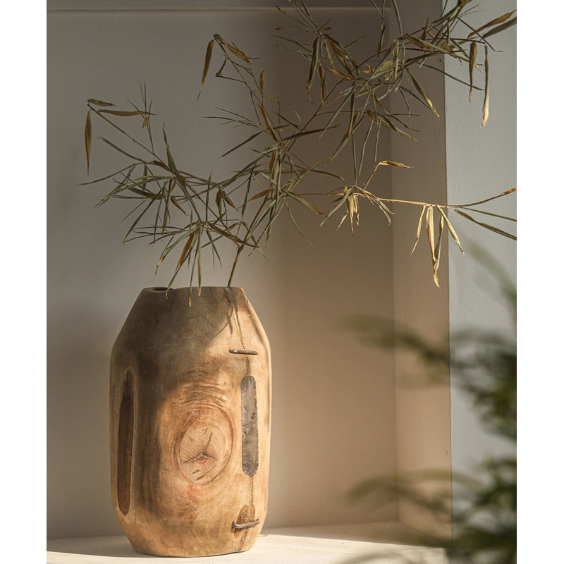 Vase en bois massif Homestead