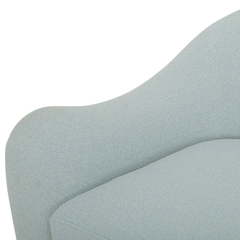 Bria Sofa, Mist Blue Performance Weave
