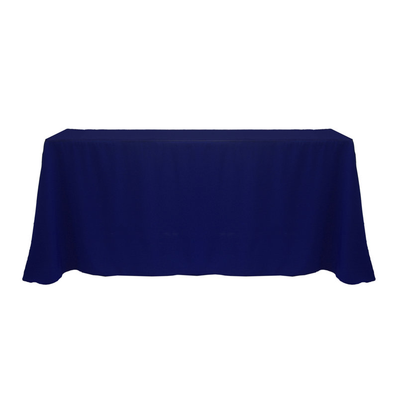 Solid Color Tablecloth, 132" x 90", Deep Royal Blue, 1