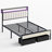 Tryston Full Bed Frame With Led Lights & 2 Storage Drawers, White-1879529344-1879529359