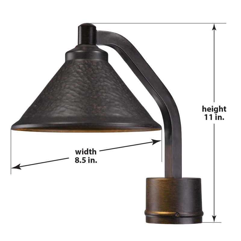 Tête de lanterne d’extérieur 1 lumières Nathanial