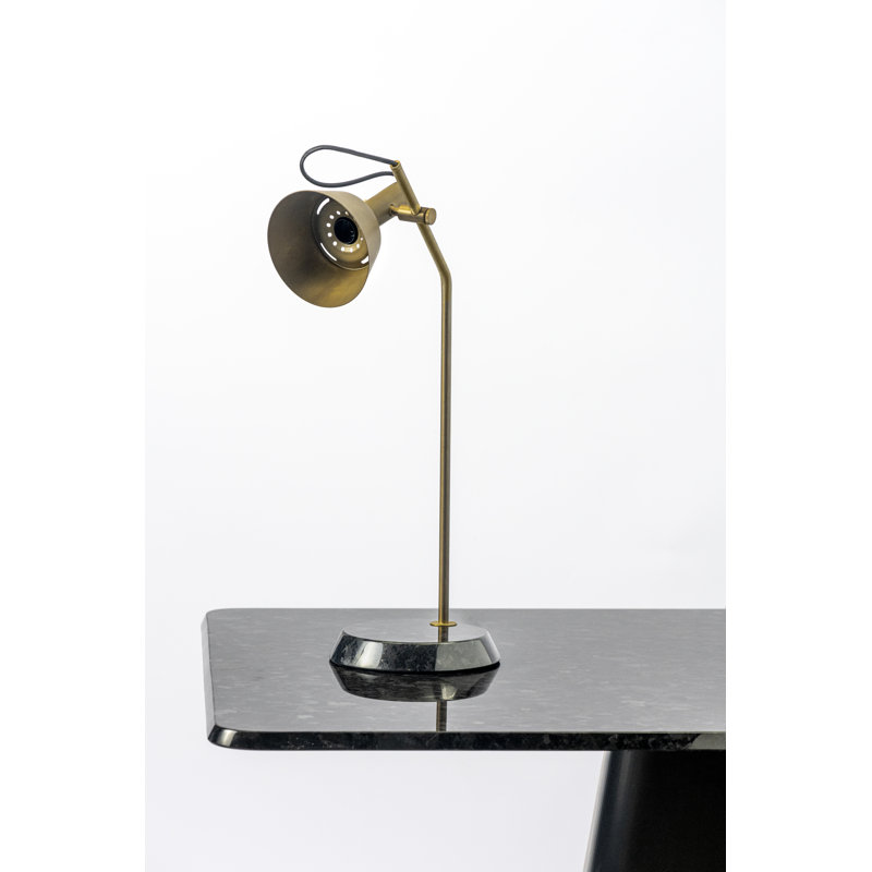 Lampe de bureau en marbre, Noir