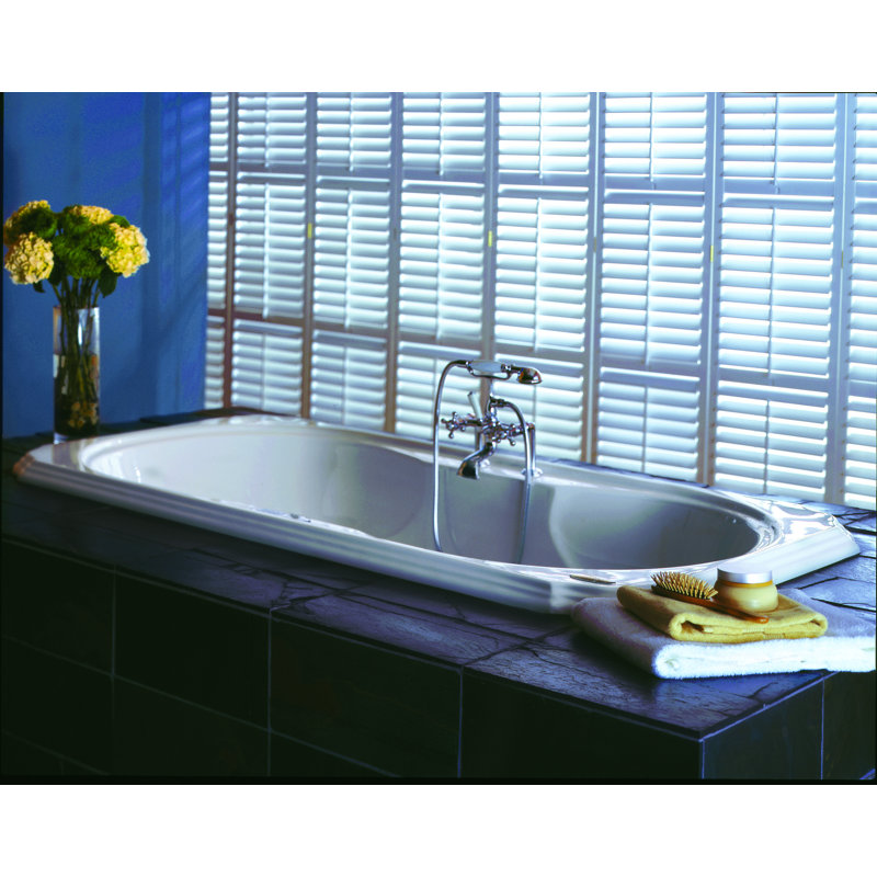 Baignoire combinée encastrée 72 "x 42" Marineum ™, Huître