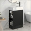 18.6" Bathroom Vanity With Sink, Bathroom Vanity Cabinet With Two-Tier Shelf, Left Or Right Orientation-731364744