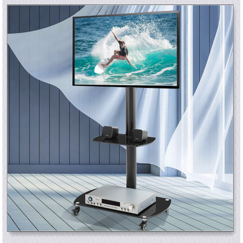 Metal; Glass TV Stand