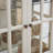 Curio Display Cabinet,Antique Display Cabinet With Glass Doors Adjustable Shelves For Collectibles Four Door Design Vintage Showcase For Home Or Office Antique Display Case E26 Bulb Included  WHI-1367955833
