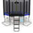 Trampoline Ladder Trampoline Slide with Horizontal and Wide Steps