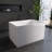 Tidal 43'' Freestanding Tub Acrylic Soaking Bathtub