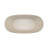 57 - Inch Freestanding Orange Soaking Bathtub With Solid Surface Resin Stone, Tough And Strong, Stain , Excellent Insulation Of Non Porous, Smooth Finish, Relaxing Bath Experience