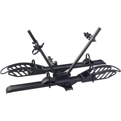  Bike Rack Hitch Mount Style 200 lb Capacity for Cars Trucks SUVs RV, fits Bikes with Up to 5-inch Fat Tire Carrier Rack, with 2'' Receiver , Black