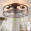 Ventilateur de plafond réversible en cage 20 po avec ensemble d'éclairage et télécommande Farmhouse