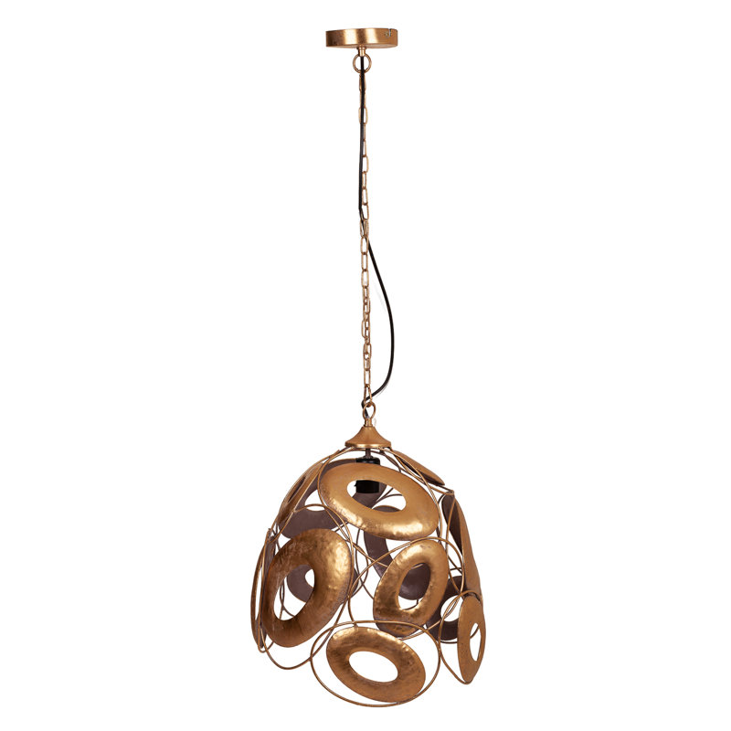 Alexis-Louise 1 - Light Gold Cluster Pendant