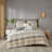 King/Cal King 3 Piece Cotton Duvet Cover Set
