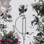Lightweight Steel Birds Garden Stake – Modern Eco-Friendly Bird Art with Integral Spike Design for Garden Decor