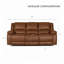 Canapé inclinable manuel de 81,5 po de largeur avec accoudoirs coussinés-130372671
