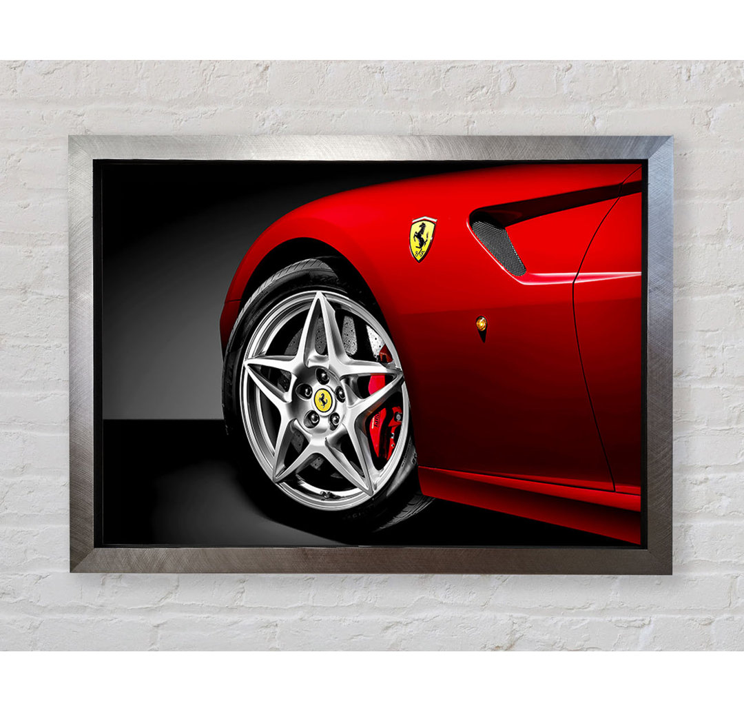 Ferrari F430 Speichenrad - Einzelner Bilderrahmen Kunstdrucke