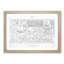 Ramses II Fortress Capture by Emile Prisse D'Avennes - Picture Frame Drawing Print-55601988-55601985
