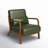 Bradley Faux Leather Armchair-2038384855
