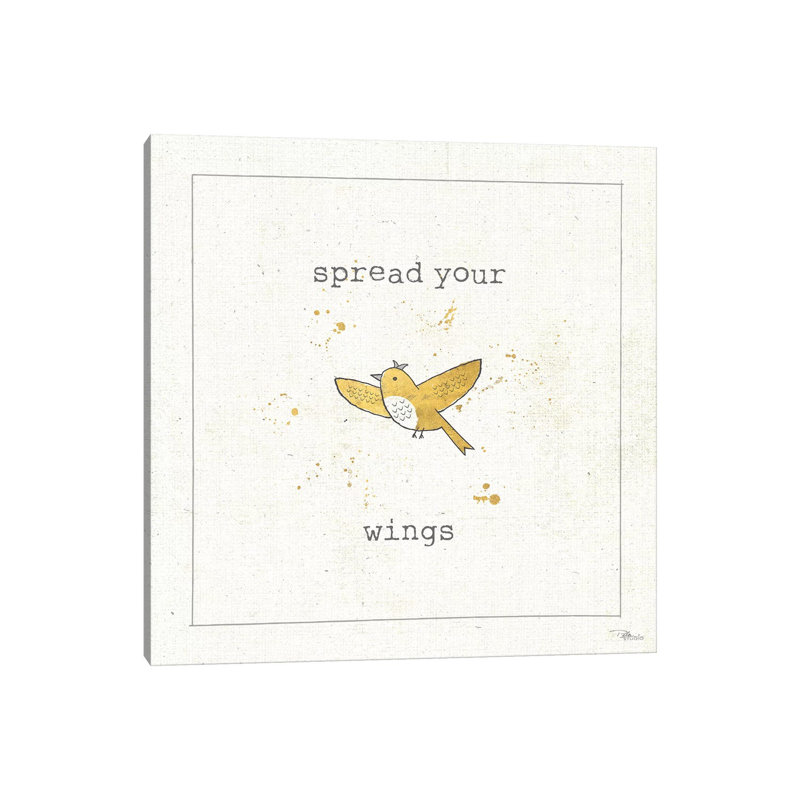Lil Tweeties II by Pela Studio - Wrapped Canvas Gallery-Wrapped Canvas Giclée, 93.98 cm H x 93.98 cm W