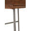 Adele Upholstered Counter Stool with Metal Frame