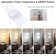 Dimmable LED Wall Sconces 4 Color Temperature Set of 2
